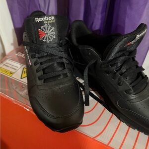 Reebok Classic Black Athletic Shoes